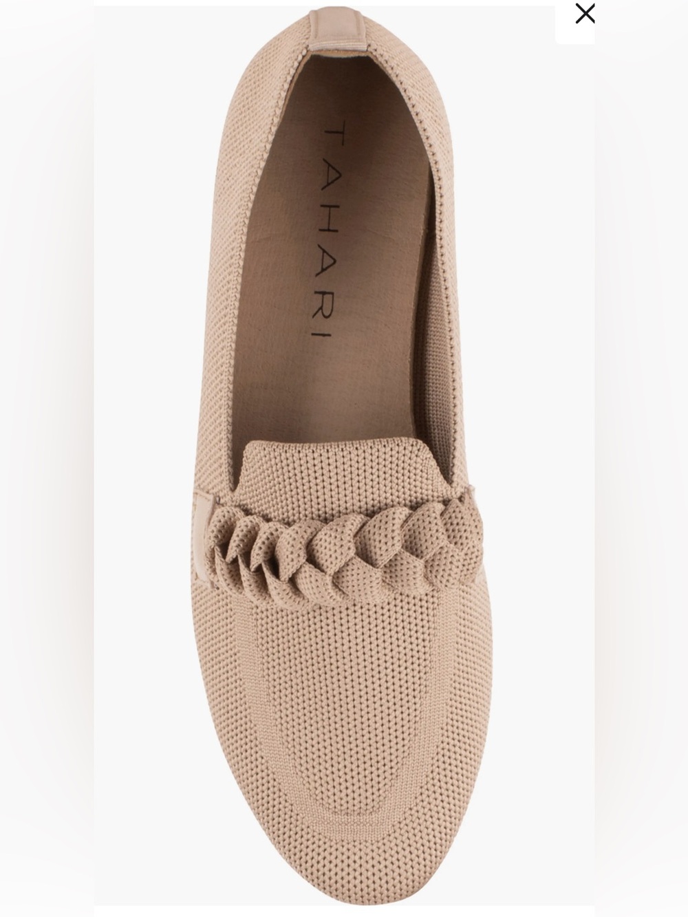 Tahari Andalusia Camel Knit Loafer